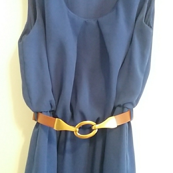 Royal blue mini dress - Picture 3 of 3